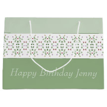 Floral Patterned Trimmed