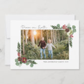  Floral Peace-fotokaart Feestdagenkaart (Voorkant)