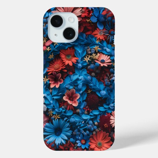 Floral Peace Sign Telefoonhoesje Case-Mate iPhone Case (Achterkant)