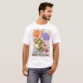 Floral Peace T-shirt (Voorkant volledig)