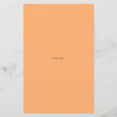 Floral Peach die mama het beste Baby shower spel k (Achterkant)