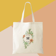 Floral Peach gepersonaliseerd verjaardagscadeau | 