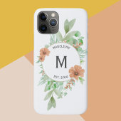 ‘Floral Peach’ - Gepersonaliseerde CaseMate iPhone Case-Mate iPhone Case