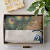 Floral Peacock Decoupage Tissuepapier (Geschenk)