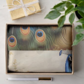 Floral Peacock Decoupage Tissuepapier (Geschenk)