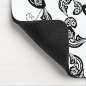 Floral Peacock Pattern Custom Gift Mousepad Muismat (Hoek)