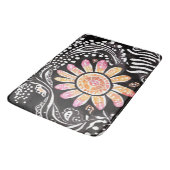 Floral Pearls AI-kunst Badmat (Gekanteld)