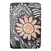 Floral Pearls AI-kunst Badmat (Voorkant Verticaal)