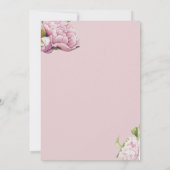 Floral Pearls Prosecco Vrijgezellenfeest Kaart (Achterkant)