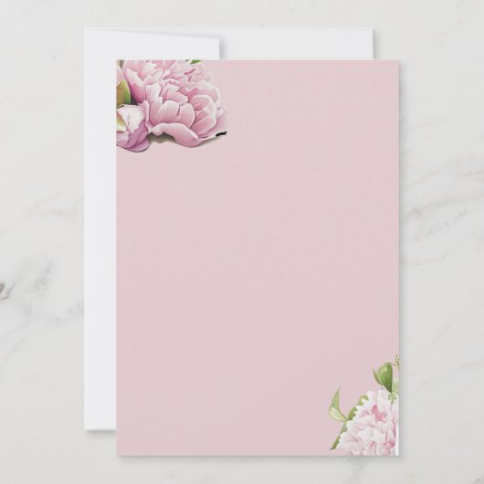 Floral Pearls Prosecco Vrijgezellenfeest Kaart (Achterkant)