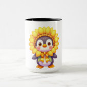 Floral Penguin Delight Mok (Midden)