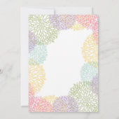 Floral Pensioengarenkaart Paars Kaart (Achterkant)