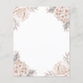 Floral Peonies Gold Cross First Community (Achterkant)