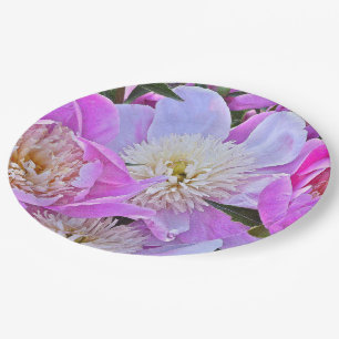FLORAL/PEONIES PAPIER BORDEN PAPIEREN BORDJE
