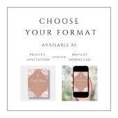 Floral Peonies Religieuze Cross Pasen Brunch Kaart