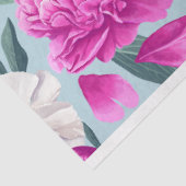 Floral Peony Peonies Flowers Patroonpagina Tissuepapier (Detail)