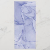 Floral Peony Wreath Baptism Christening Menu (Achterkant)