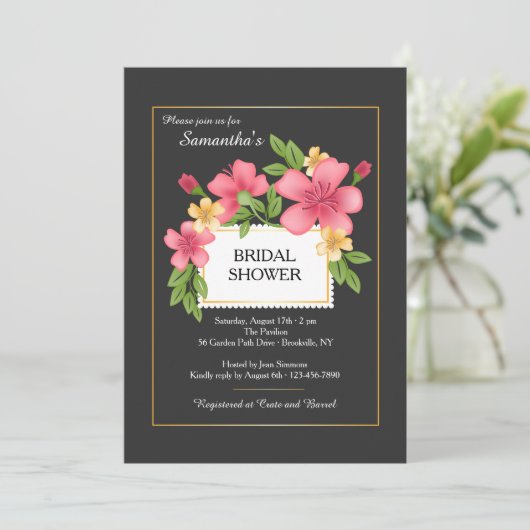 Floral Perfection Kaart (Staand voorkant)