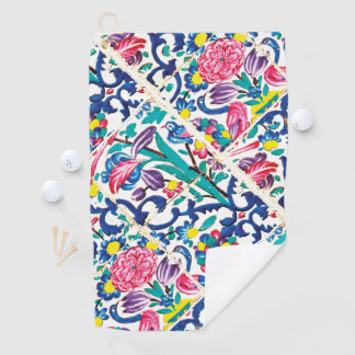 Floral persian Garden Golfhanddoek
