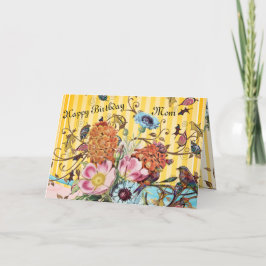 Floral Personal Folded Wenskaart Kaart