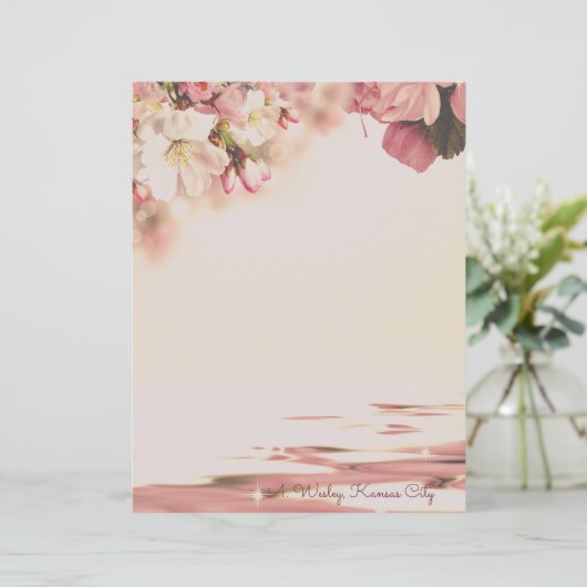 Floral Personalized (Staand voorkant)