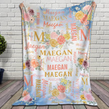 Floral Personalized Collage Name