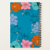 Floral Personalized Notitieboek van de Lijst van d (Achterkant)