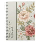 Floral Personalized Planner Journal/Notebook  Notitieboek (Voorkant)