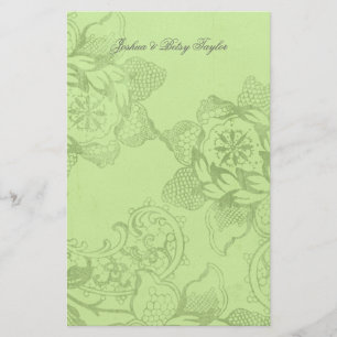  Floral Persoonlijk Dank u Stationery Briefpapier