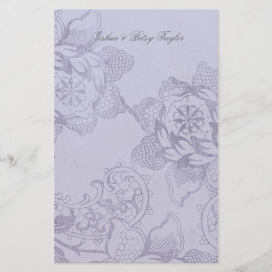  Floral Persoonlijk Dank u Stationery Briefpapier (Voorkant)