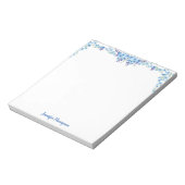  Floral Persoonlijk Notitieblok (Linkerzijde)