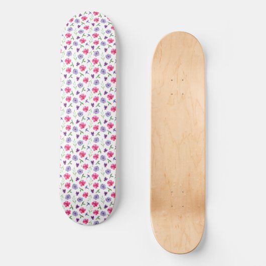 Floral Persoonlijk Skateboard (Voorkant)