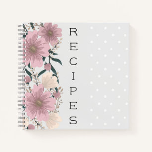Floral-persoonlijke geadresseerde laptops notitieboek