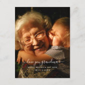 Floral Persoonlijke Moederdag Kaart voor oma (Achterkant)