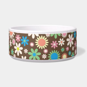 Floral Pet Bowl Voerbakje