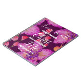 Floral Philippians 4:13 Bijbel Notitieboek (Linkerzijde)