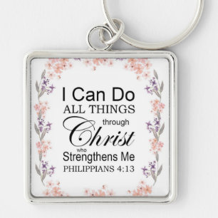  Floral Philippians Bijbel Sleutelhanger Scriptmat