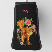 Floral Phoenix stijgt op uit de Fiery Ashes fantas Golfheadcover (Draai 90)