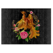 Floral Phoenix stijgt op uit de Fiery Ashes fantas Snijplank (Voorkant)