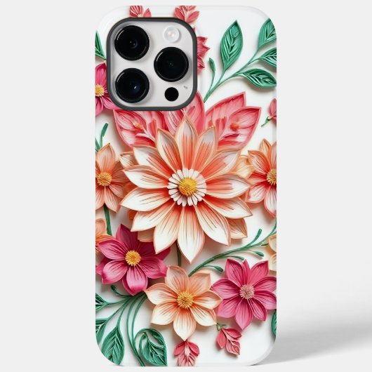 floral phone case (Achterkant)