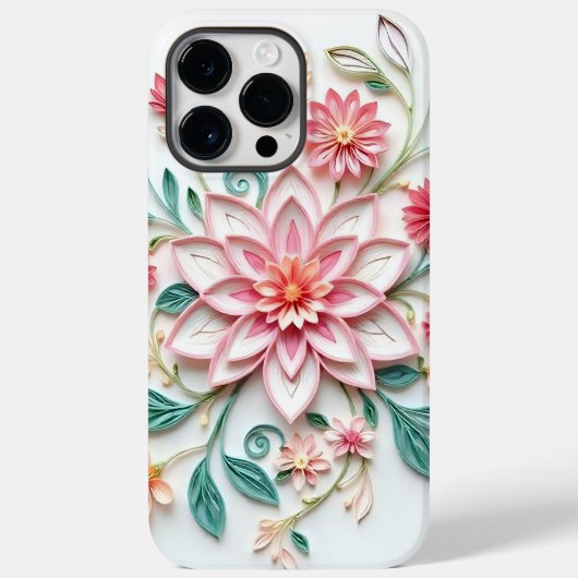 floral phone case (Achterkant)