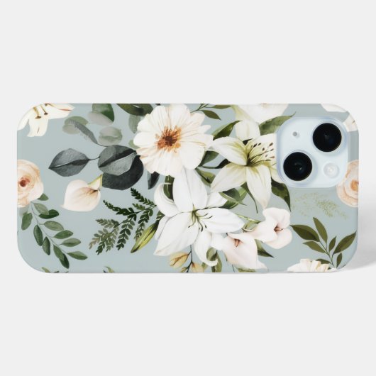 Floral phone case (Achterkant (horizontaal))