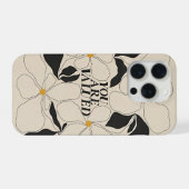  Floral Phone Case – Minimal Self Love iPhone Hoesje (Achterkant horizontaal)