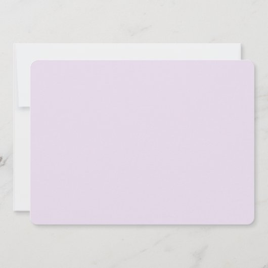 Floral Photo Bridal Shower Kaart (Achterkant)