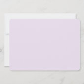 Floral Photo Bridal Shower Kaart (Achterkant)