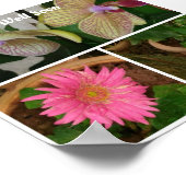 Floral Photo Collage Poster (Hoek)