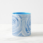 Floral Photo Dainty Light Blue Roos Mok (Midden)