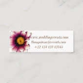 Floral Photo, Floral Visitekaartjes (Achterkant)