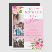 Floral Photo Happy Moederdag van Group Holiday (Voorkant / Achterkant)