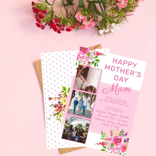 Floral Photo Happy Moederdag van Group Holiday Feestdagenkaart